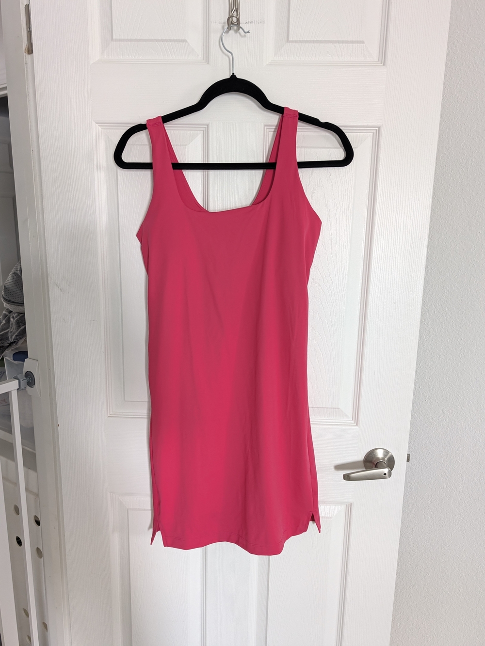 Women's Hot Pink Sleeveless Tank Dress